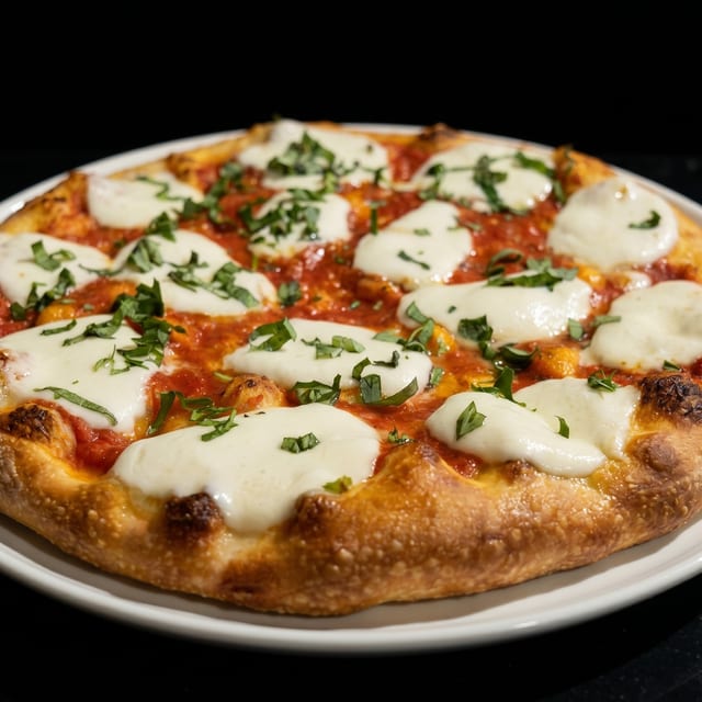 12" GF Crust Margherita Pizza.