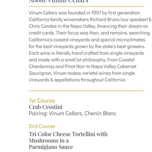 June Virtual Charity Wine Dinner