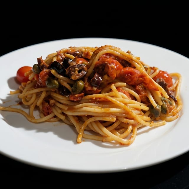 Spaghetti Puttanesca.