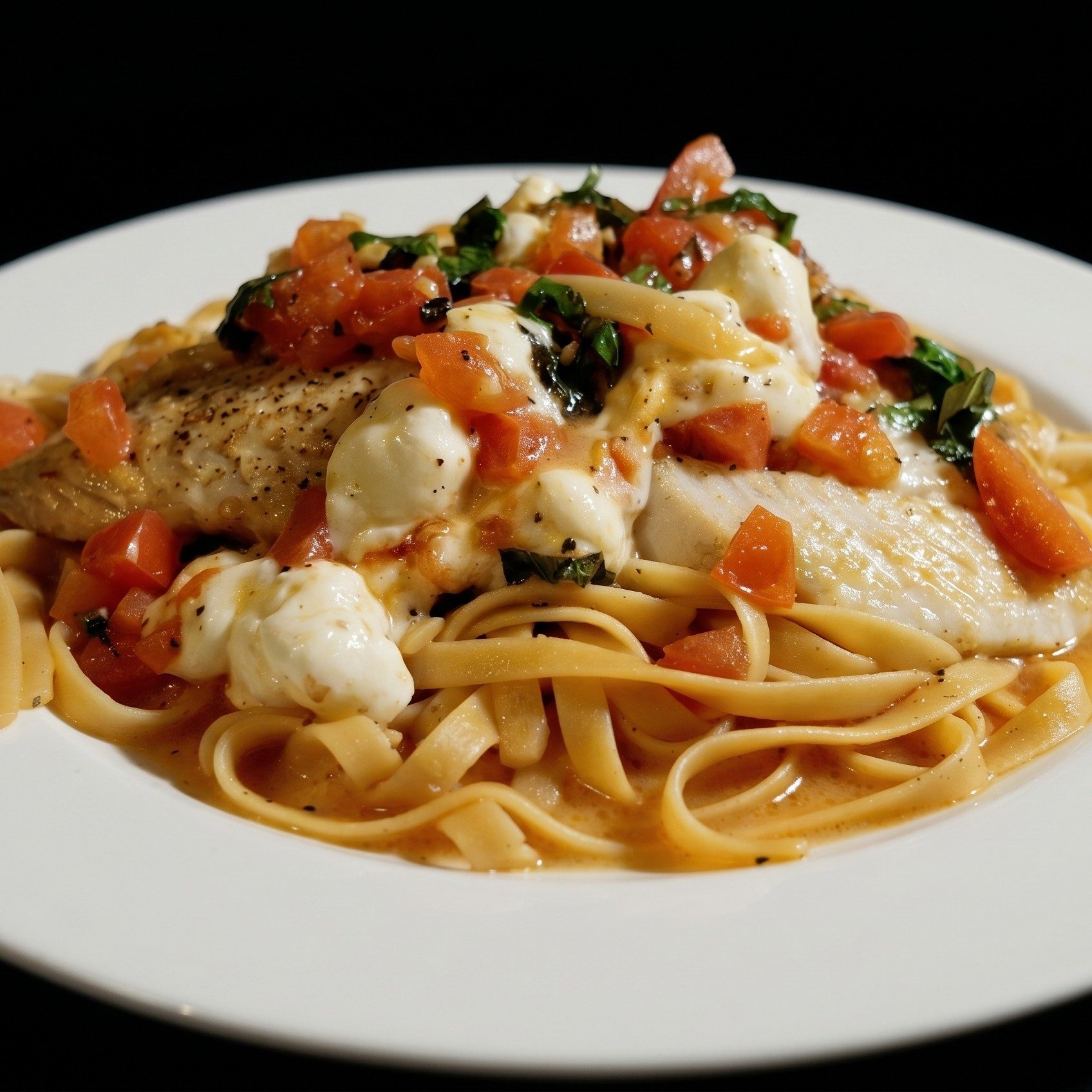 Barramundi Caprese.