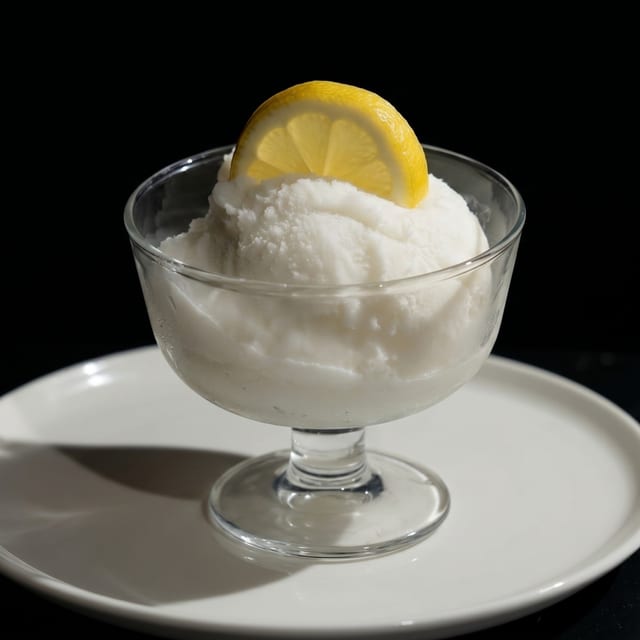 Limoncello Sorbet.