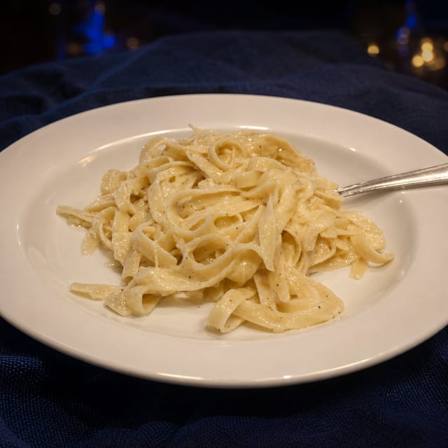 Fettuccini Alfredo.