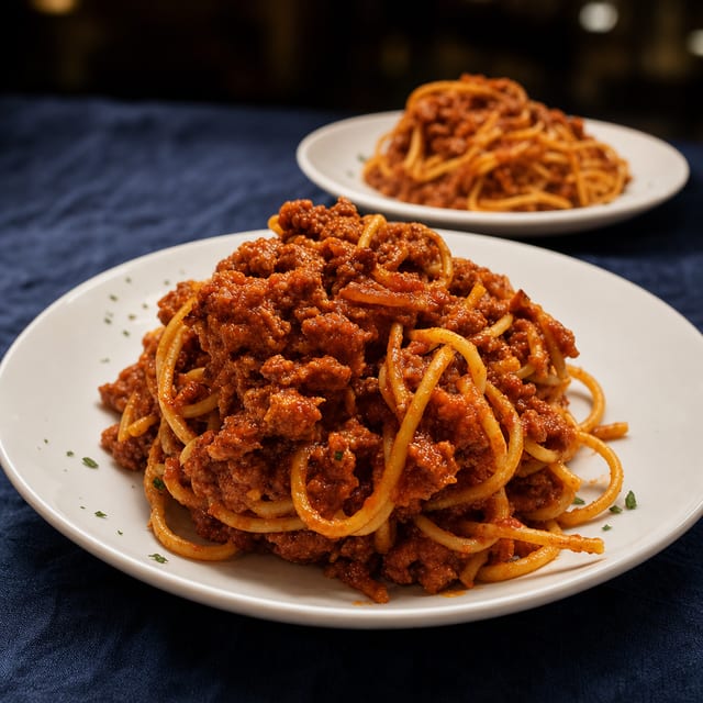 Spaghetti Al Ragu.