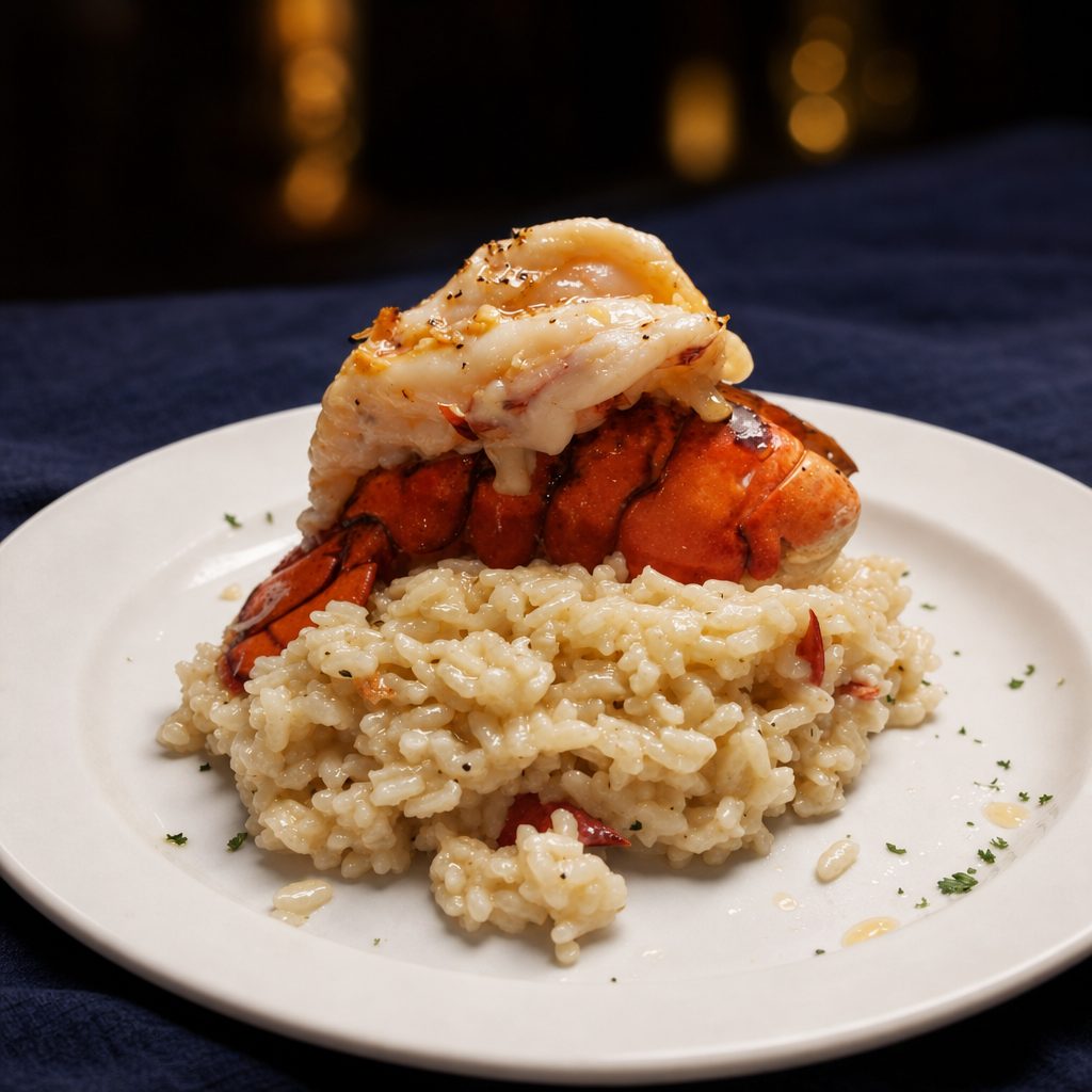 Lobster Tail Risotto.