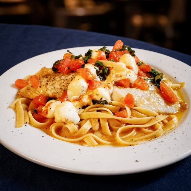 Barramundi Caprese.