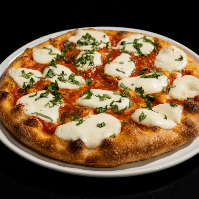 12" GF Crust Margherita Pizza.