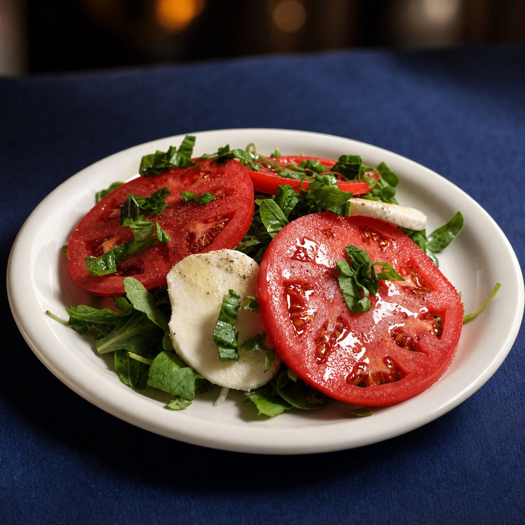 Mozzarella Caprese.
