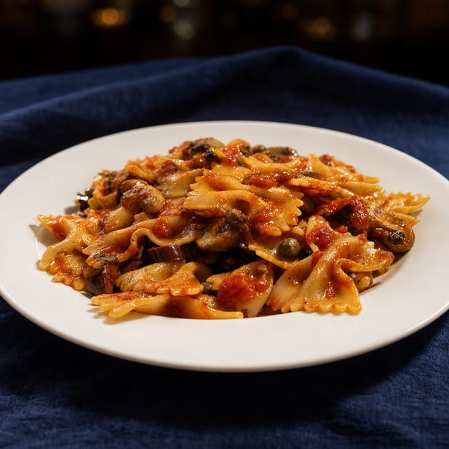 Farfalle Alla Boscaiola.