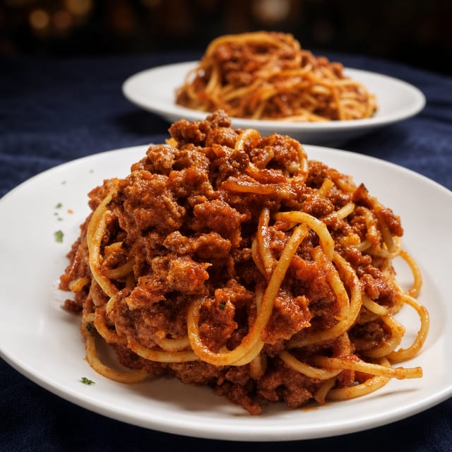 Spaghetti Al Ragu.