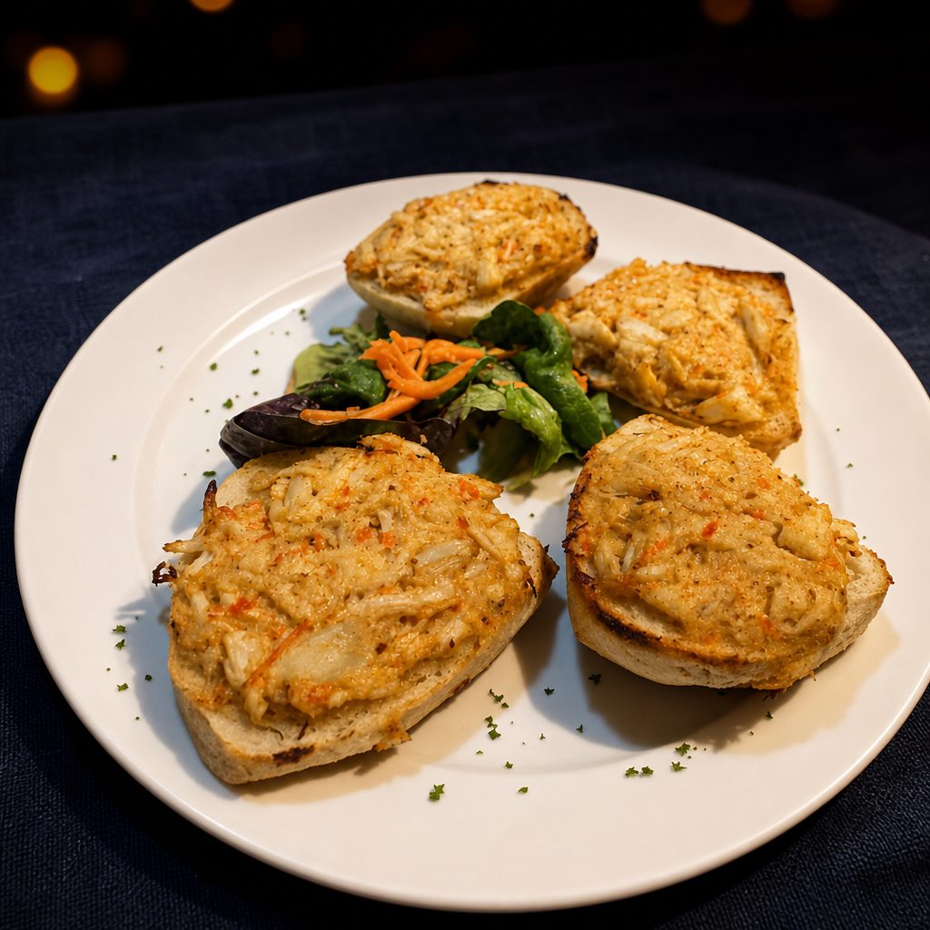Crab Bruschetta.