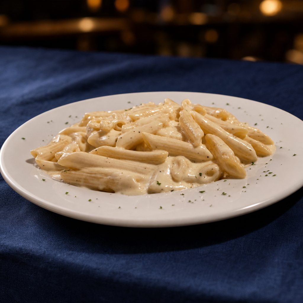 Penne Al Quattro Formaggi.