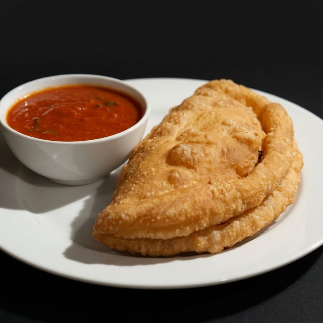 Fried 4 cheese calzone.