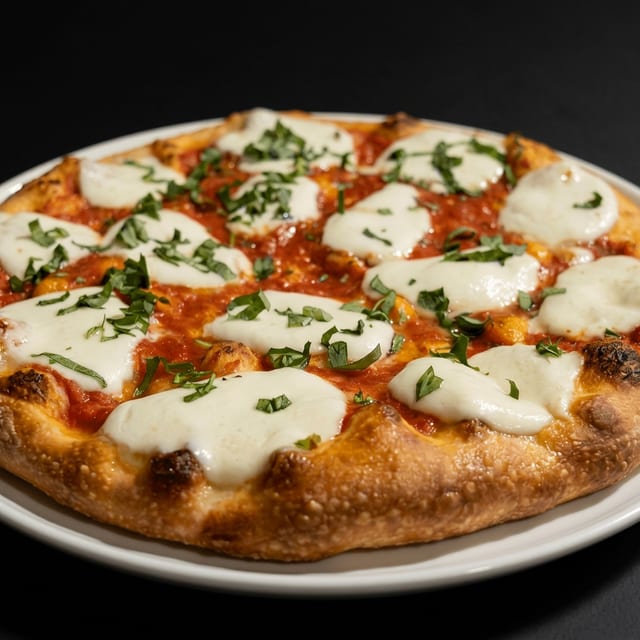12" GF Crust Margherita Pizza.