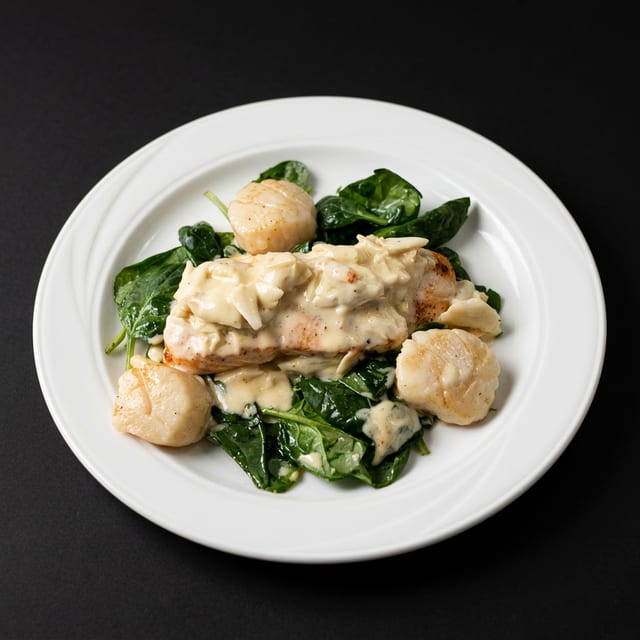Salmon Con Spinaci.
