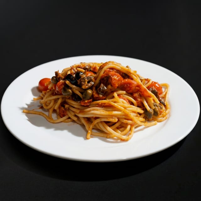 Spaghetti Puttanesca.