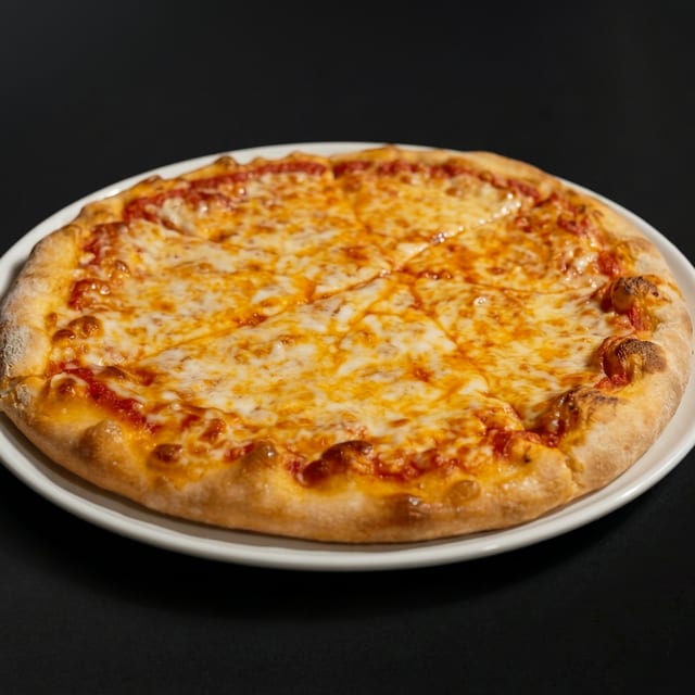 12" GF Crust Cheese Pizza.