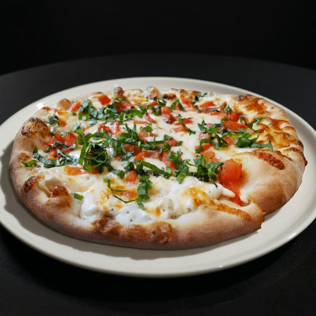 12" GF Crust Caprese Pizza.