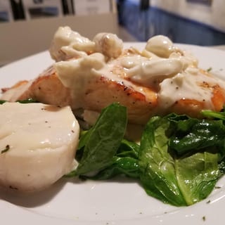 Salmone Con Spinaci
