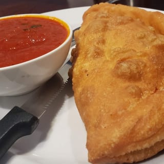 Fried 4 cheese calzone